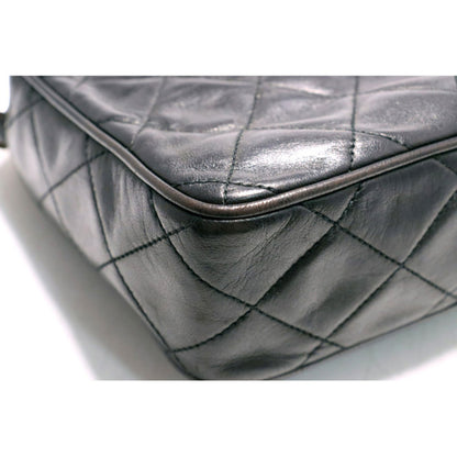 Chanel Quilted GD Metal Fittings Shoulder Bag