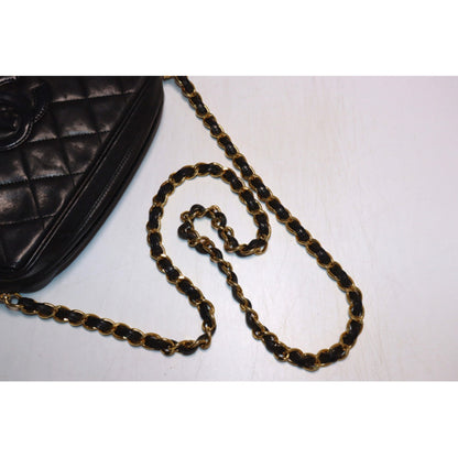 Chanel Quilted GD Metal Fittings Shoulder Bag