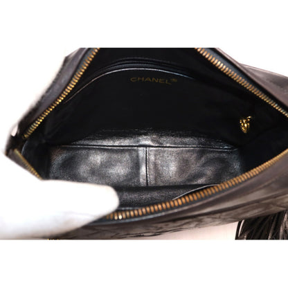 Chanel Quilted GD Metal Fittings Shoulder Bag