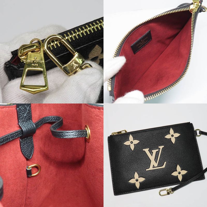 Louis Vuitton Neonoe MM M45497 Bicolor - Monogram Empreinte Black