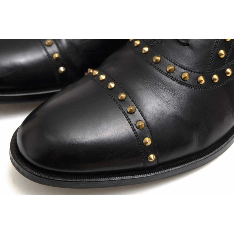 Gucci Shoes Business Men Leather Black Betis — view 5