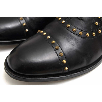 Gucci Shoes Business Men Leather Black Betis — view 5