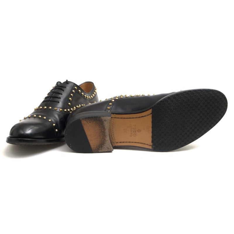Gucci Shoes Business Men Leather Black Betis — view 7