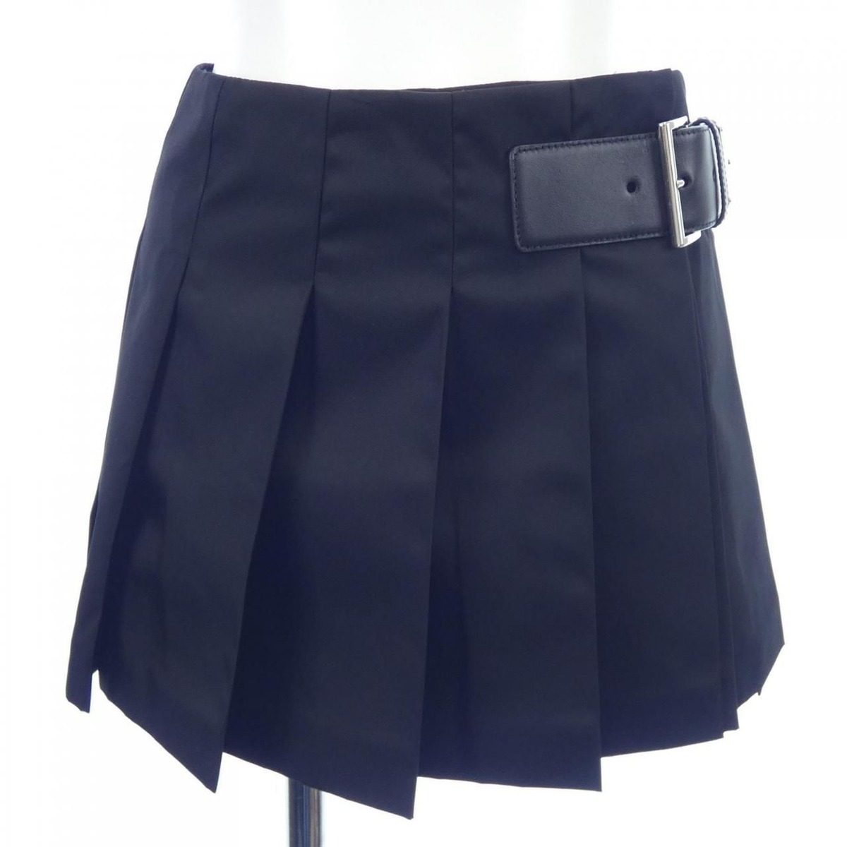 Prada Triangle Logo Skirt