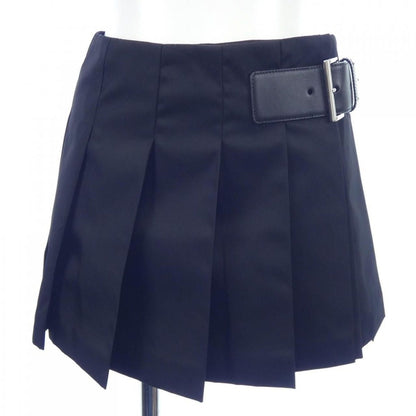 Prada Triangle Logo Skirt