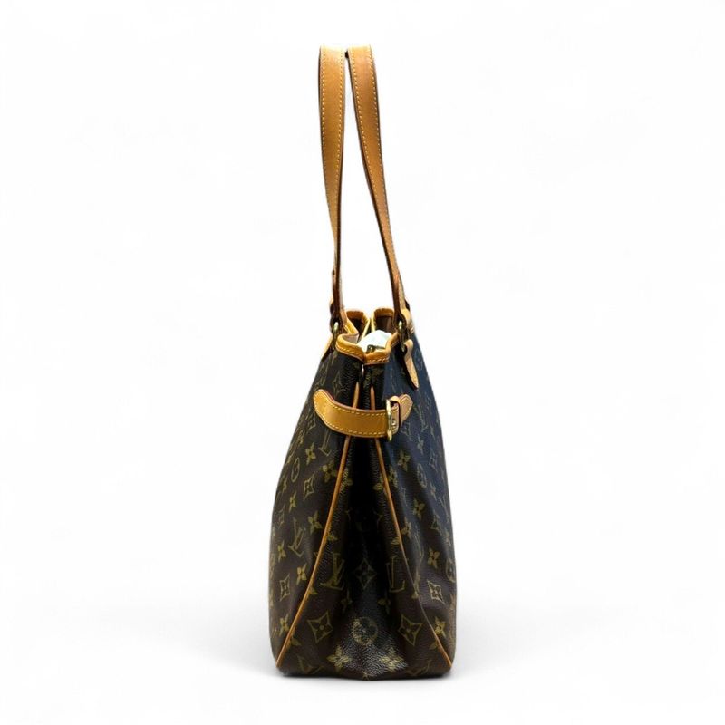 Louis Vuitton M51154 Batignolles Ca1025 Unisex Brown FREE