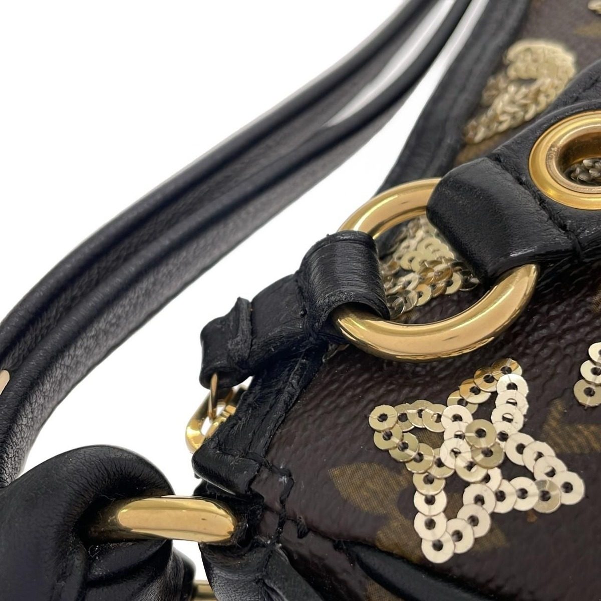 Louis Vuitton Monogram Eclipse Mini Pochette Pouch — view 3