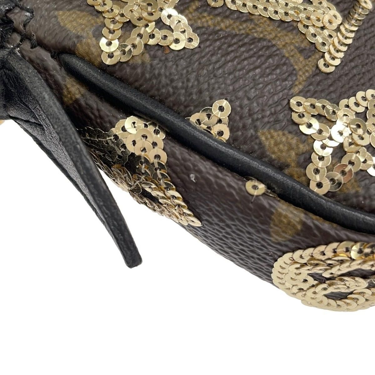 Louis Vuitton Monogram Eclipse Mini Pochette Pouch — view 4