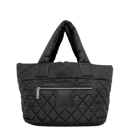 Chanel Tote Bag Coco Cocoon PM Black A48610 Excellent Condition
