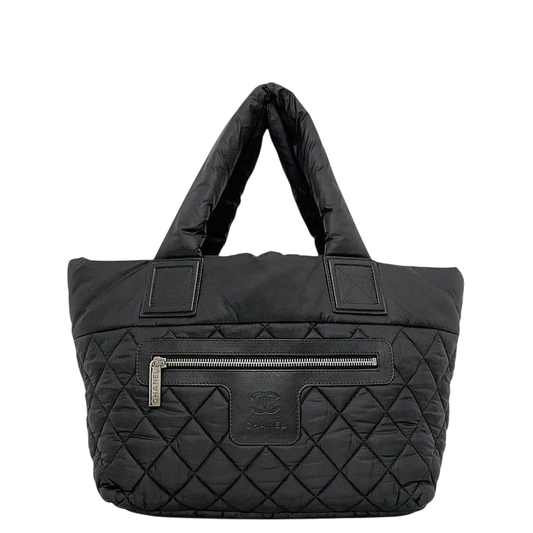 Chanel Tote Bag Coco Cocoon PM Black A48610 Excellent Condition