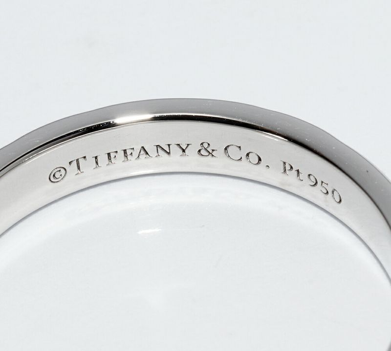 Tiffany & Co Ring Pt950 True Band Ring Width 4mm (016in)