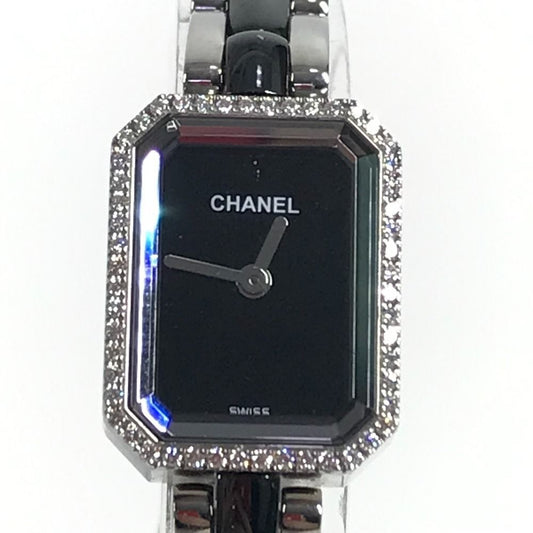 Chanel Watch Premiere H2163 SS Black