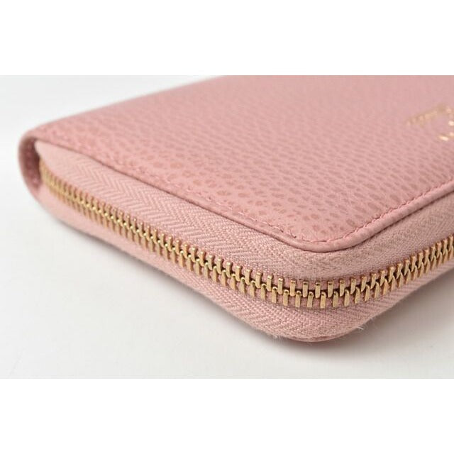 Gucci Wallet Foldable Swing Leather Light Pink — view 5