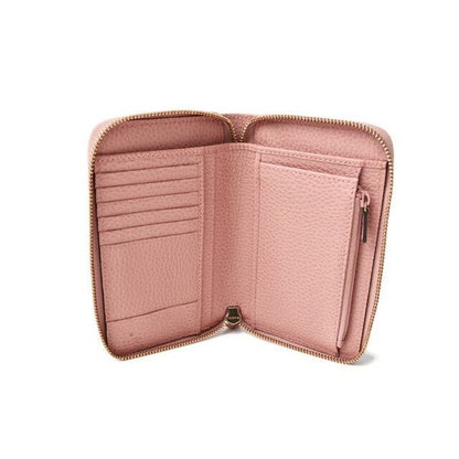 Gucci Wallet Foldable Swing Leather Light Pink — view 6