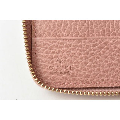 Gucci Wallet Foldable Swing Leather Light Pink — view 7