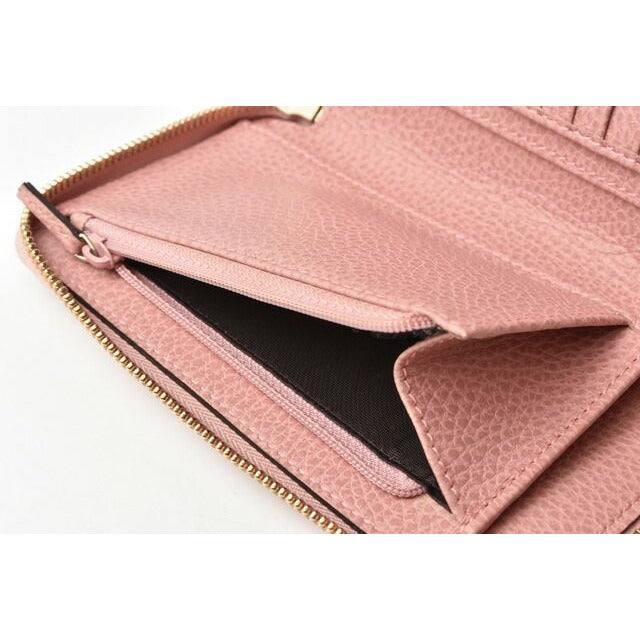Gucci Wallet Foldable Swing Leather Light Pink — view 10