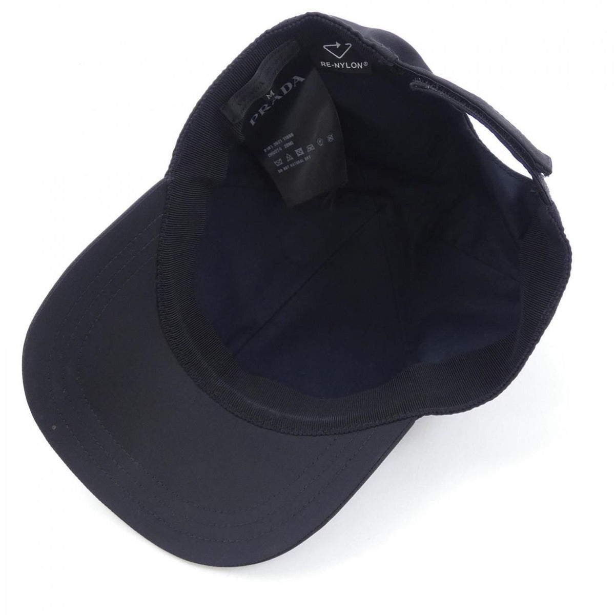 Prada Triangle Logo Baseball Cap — view 5