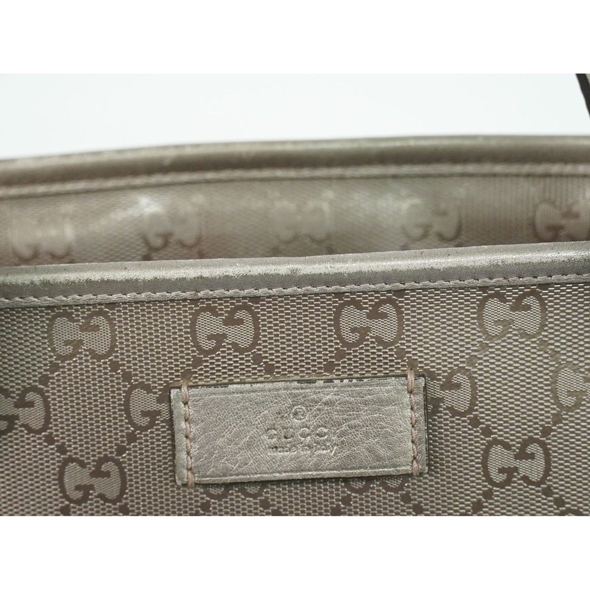 Gucci GG Supreme Tote Champagne Gold — view 7
