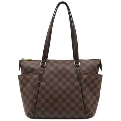 Louis Vuitton Tote Bag Totally PM Damier Canvas Damier Ebene Gold Hardware