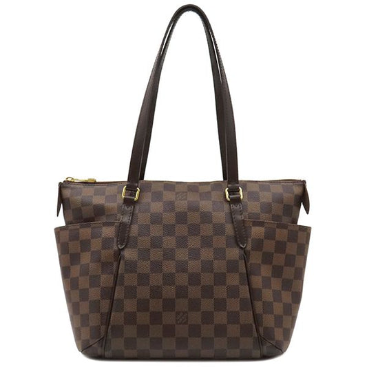 Louis Vuitton Tote Bag Totally PM Damier Canvas Damier Ebene Gold Hardware