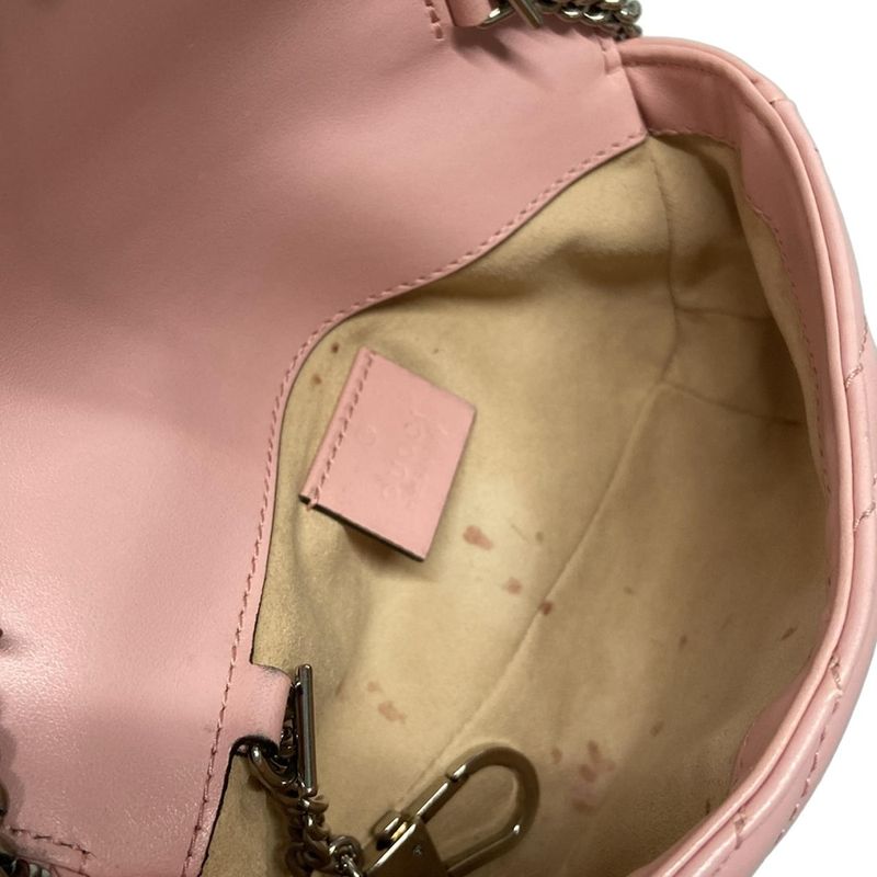 Gucci G Marmont Mini Shoulder Bag G Marmont Mini Shoulder Bag 476433 Pink Key