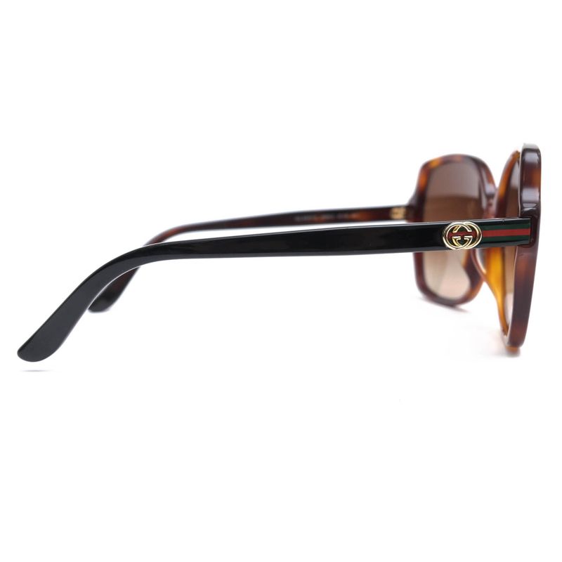 Gucci / Gucci Sunglass Es Glasses Ladies Women Plastic Dark Brown Gg3595 F S