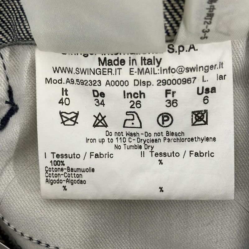 Fendi Jeans Skirt Size IT 40 Women - 592323 Blue And Pink Denim / Slit / Knee