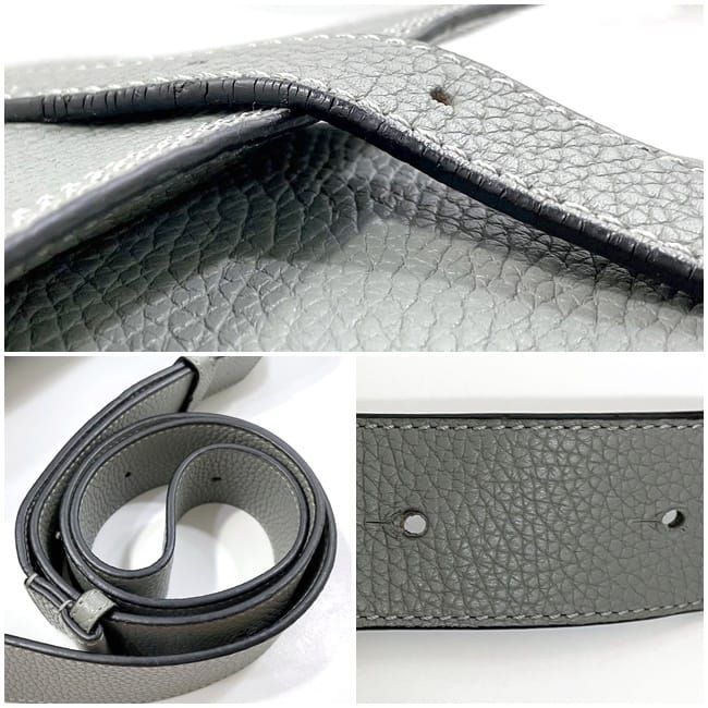 Loewe Shoulder Bag Military Messenger Bag Gray 316