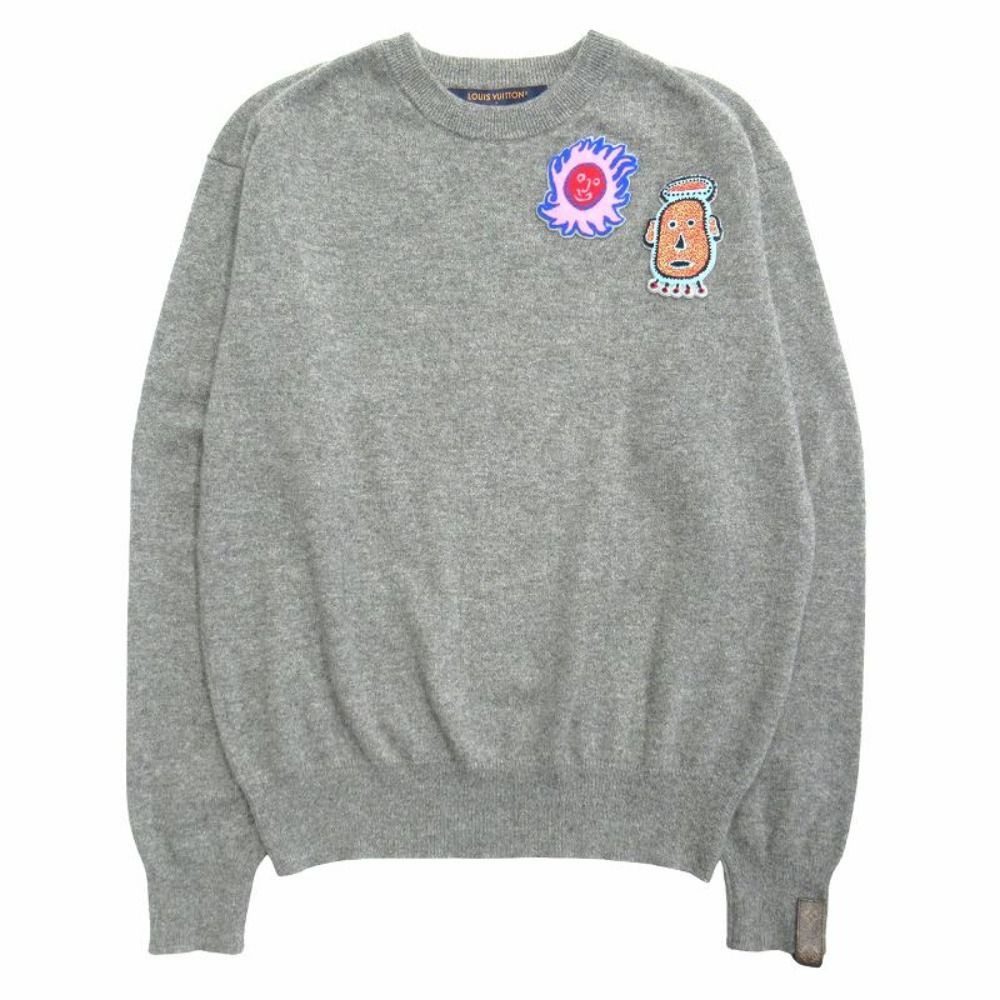 Louis Vuitton Face Patch Cashmere Knit Sweater Collaboration Monogram