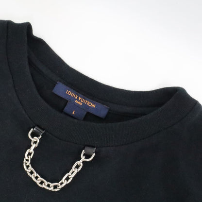 Louis Vuitton Inverted Icon Logo Short Sleeve T-shirt Fjts18txp Black