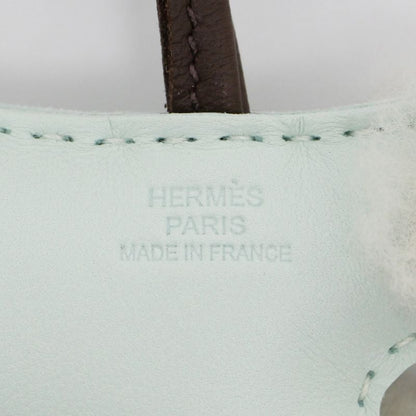 Hermes Buddy Charm Vert Pepper Mint W Engraved Blue Series Bag Charm