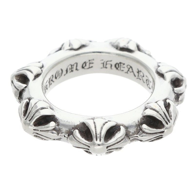 Chrome Hearts Cross Band Silver Ring