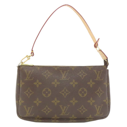 Louis Vuitton Pochette Pouch Monogram Canvas Brown