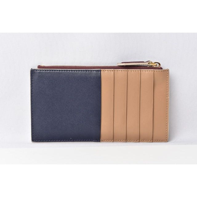 Fendi Mini Wallet Coin Case Card Pass Burgundy — view 2