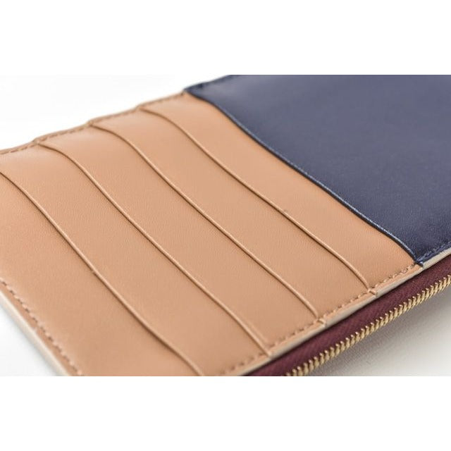 Fendi Mini Wallet Coin Case Card Pass Burgundy — view 3