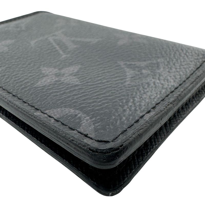 Louis Vuitton M61696 Organizer De Poche Monogram Card Case Wallet Brand Black