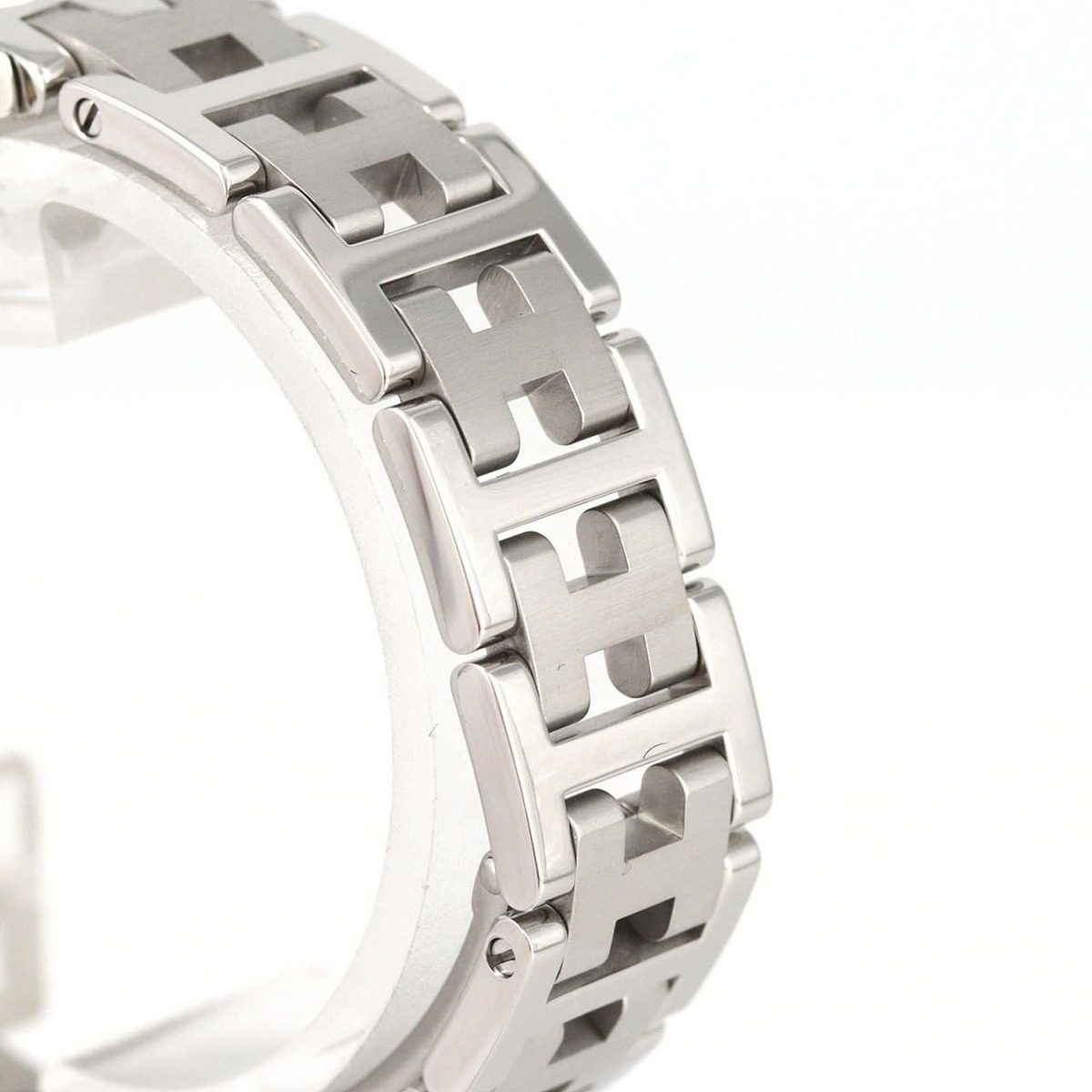Hermes SS Quartz Watch Black — view 5