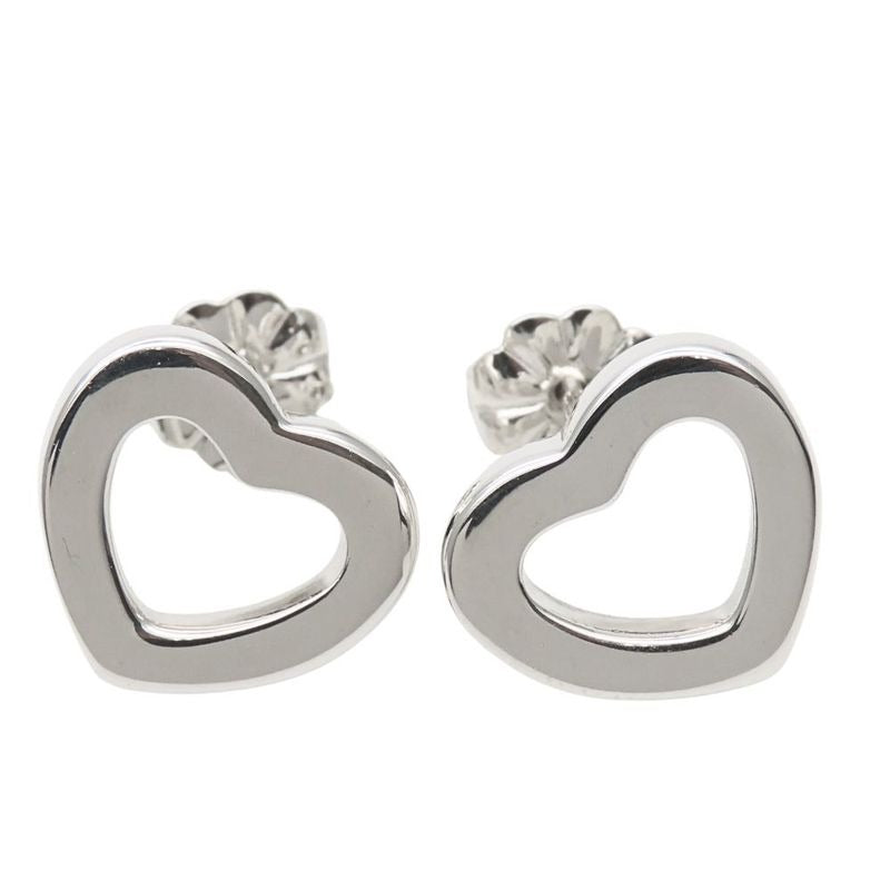 Tiffany & Co Earrings Heart Silver 925 K14 WG 3.0 g Accessories