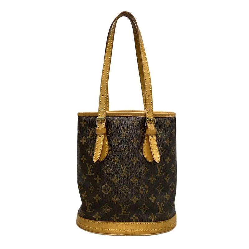 Louis Vuitton Shoulder Bag Monogram Petit Bucket M42238 -