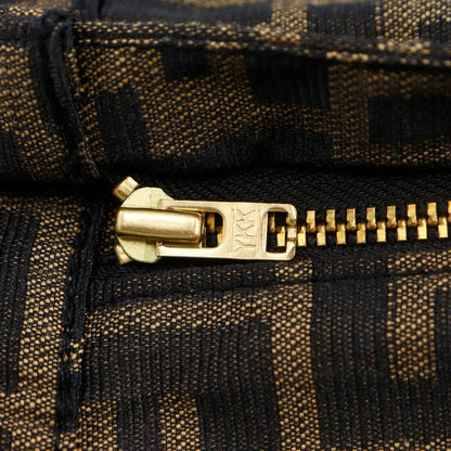 Fendi Tight Skirt Zucca Pattern 09.541310 66960 Polyester And Cotton Brown