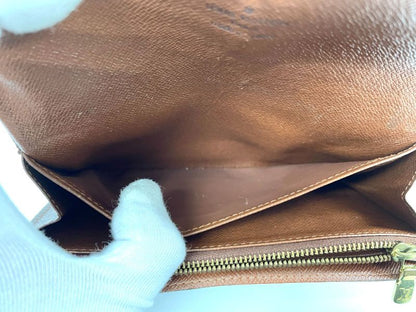Louis Vuitton Monogram Pochette Portmonnaie Cles Di Long Wallet M61726 Brown