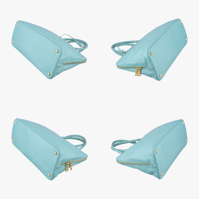 Prada Promenade Blue Saffiano Leather Bl0837105