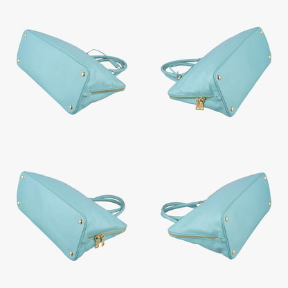 Prada Promenade Blue Saffiano Leather Bl0837105