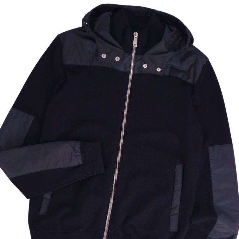 Prada Jacket Knitted Hoodie Hooded Wool Nai