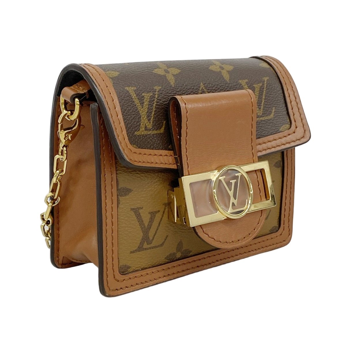 Louis Vuitton Shoulder Bag Monogram Reverse Pico de Fine Brown — view 2