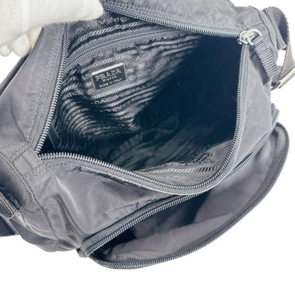 Prada Crossbody Body Bag Triangle Logo Shoulder Bag Prada Black