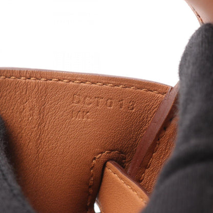 Hermes Handbag Birkin 30 Tresage Gold Bleu D'honoru Leather — view 5