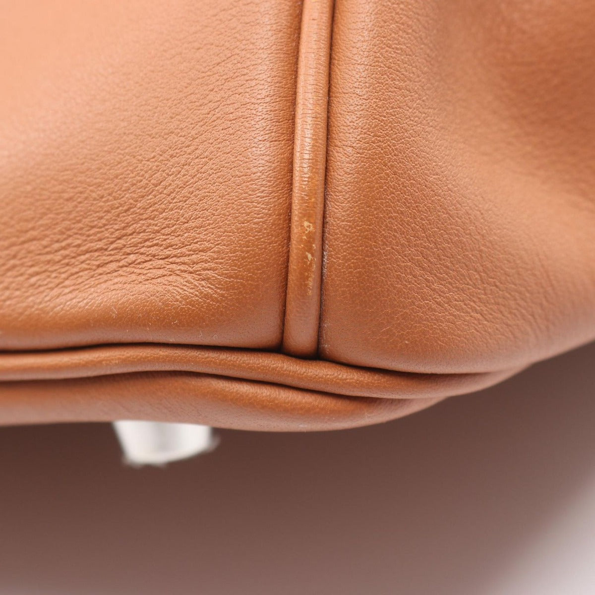 Hermes Handbag Birkin 30 Tresage Gold Bleu D'honoru Leather — view 10