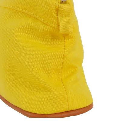 Hermes Bolide Pouch Yellow Canvas Leather PM — view 7