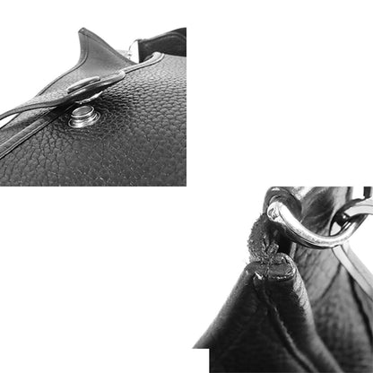 Hermes Evelyne 3 PM Black Silver Taurillon Shoulder Bag — view 7